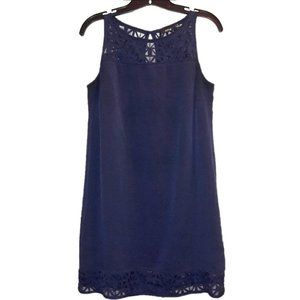 Apt. 9 Dark Navy Sleeveless Dress Sz S